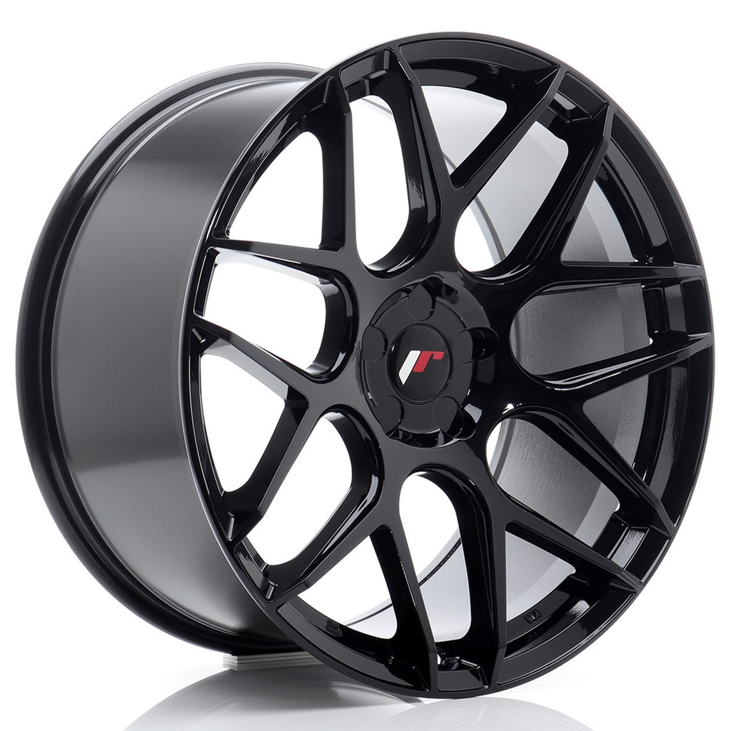 Cerchio in Lega JAPAN RACING JR18 20x9,5 ET20-35 5H con foratura su misura Gloss Black