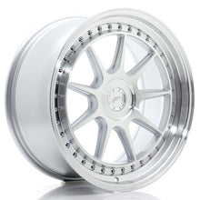 Load image into Gallery viewer, Cerchio in Lega JAPAN RACING JR47 19x8,5 ET15-35 5H con foratura su misura Silver Machined Face