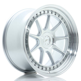 Cerchio in Lega JAPAN RACING JR47 19x9,5 ET15-35 5H con foratura su misura Silver Machined Face