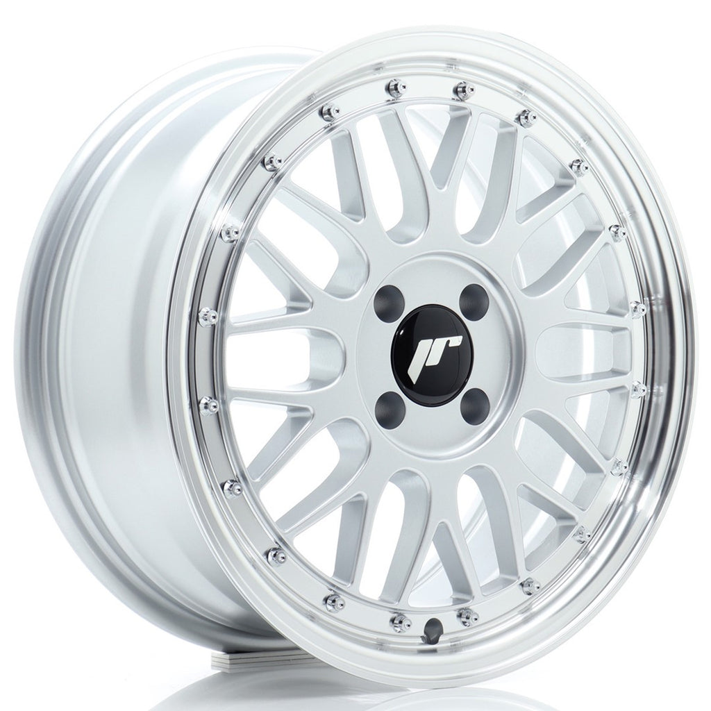 Cerchio in Lega JAPAN RACING JR23 16x7 ET20 4x100 Hyper Silver w/ Machined Lip