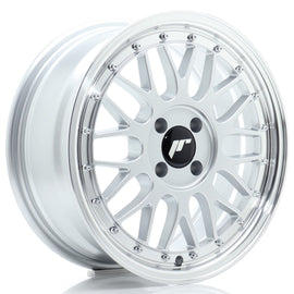 Cerchio in Lega JAPAN RACING JR23 16x7 ET40 4x100 Hyper Silver w/ Machined Lip