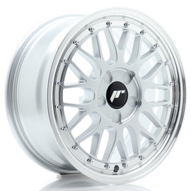 Cerchio in Lega JAPAN RACING JR23 16x7 ET20-45 5H con foratura su misura Hyper Silver w/ Machined Lip