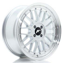 Cerchio in Lega JAPAN RACING JR23 17x8 ET35 4x100 Hyper Silver w/ Machined Lip