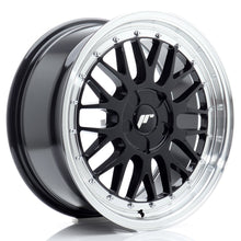 Carica l&#39;immagine nel visualizzatore di Gallery, Cerchio in Lega JAPAN RACING JR23 17x8 ET20-45 5H con foratura su misura Gloss Black w/ Machined Lip