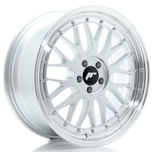 Carica l'immagine nel visualizzatore di Gallery, Cerchio in Lega JAPAN RACING JR23 18x8 ET40 5x112 Hyper Silver w/ Machined Lip