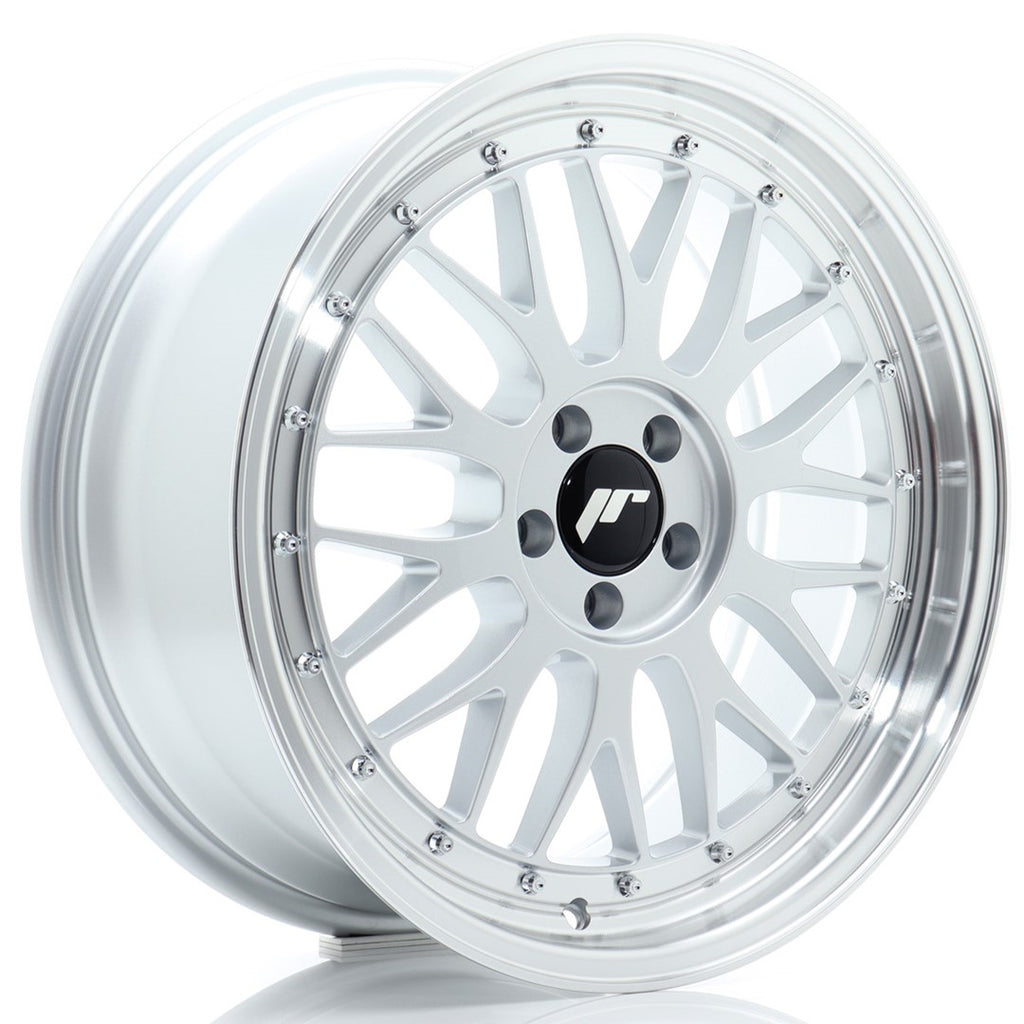 Cerchio in Lega JAPAN RACING JR23 18x8 ET40 5x112 Hyper Silver w/ Machined Lip
