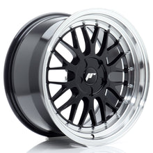 Load image into Gallery viewer, Cerchio in Lega JAPAN RACING JR23 18x9,5 ET20-48 5H con foratura su misura Gloss Black w/ Machined Lip