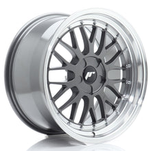 Load image into Gallery viewer, Cerchio in Lega JAPAN RACING JR23 18x9.5 ET20-48 5H con foratura su misura Hyper Gray w/ Machined Lip