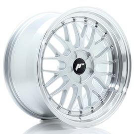 Cerchio in Lega JAPAN RACING JR23 18x9,5 ET20-48 5H con foratura su misura Hyper Silver w/ Machined Lip