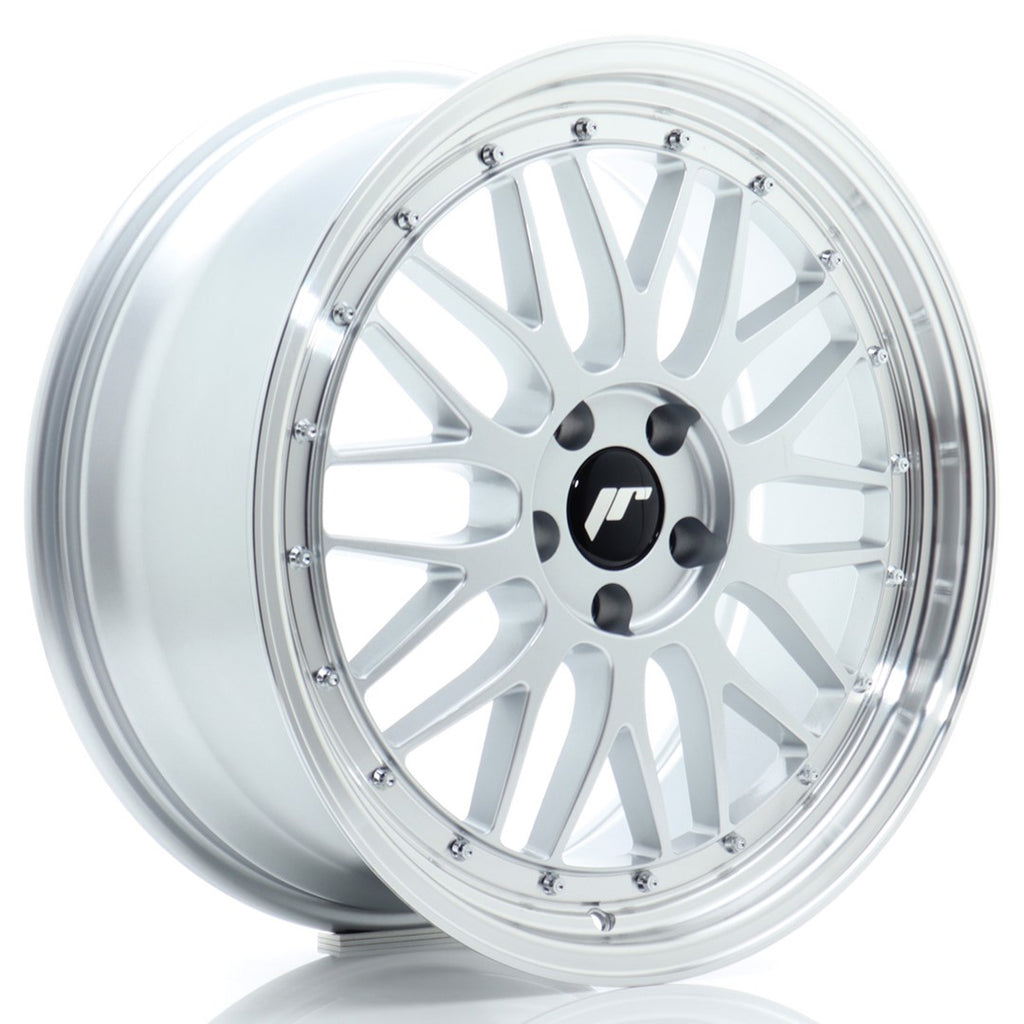 Cerchio in Lega JAPAN RACING JR23 19x8.5 ET35 5x120 Hyper Silver w/Machined Lip