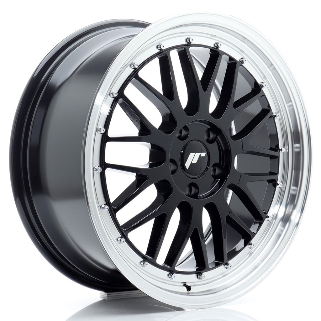 Cerchio in Lega JAPAN RACING JR23 19x8,5 ET45 5x112 Gloss Black w/ Machined Lip
