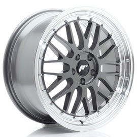 Cerchio in Lega JAPAN RACING JR23 19x8.5 ET45 5x112 Hyper Gray w/ Machined Lip