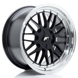 Cerchio in Lega JAPAN RACING JR23 19x9.5 ET20-45 5H con foratura su misura Gloss Black w/Machined Lip