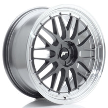 Carica l&#39;immagine nel visualizzatore di Gallery, Cerchio in Lega JAPAN RACING JR23 20x8.5 ET20-45 5H con foratura su misura Hyper Gray w/ Machined Lip