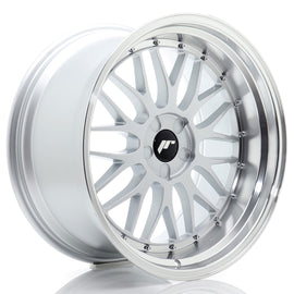 Cerchio in Lega JAPAN RACING JR23 20x10.5 ET15-25 5H con foratura su misura Hyper Silver w/ Machined Lip
