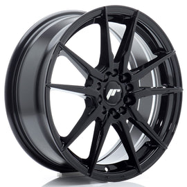 Cerchio in Lega JAPAN RACING JR21 17x7 ET40 4x100/114 Gloss Black