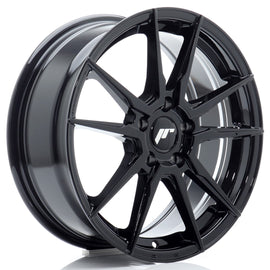 Cerchio in Lega JAPAN RACING JR21 17x7 ET40 5x114 Gloss Black
