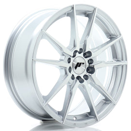 Cerchio in Lega JAPAN RACING JR21 17x7 ET40 5x100/114 Silver Machined Face