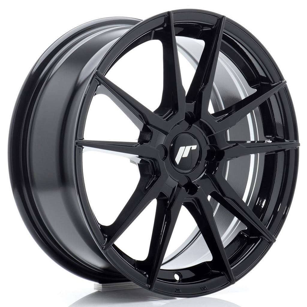 Cerchio in Lega JAPAN RACING JR21 17x7 ET20-40 4H con foratura su misura Gloss Black