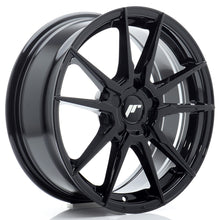 Load image into Gallery viewer, Cerchio in Lega JAPAN RACING JR21 17x7 ET20-40 5H con foratura su misura Gloss Black