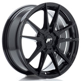 Cerchio in Lega JAPAN RACING JR21 17x7 ET20-40 5H con foratura su misura Gloss Black