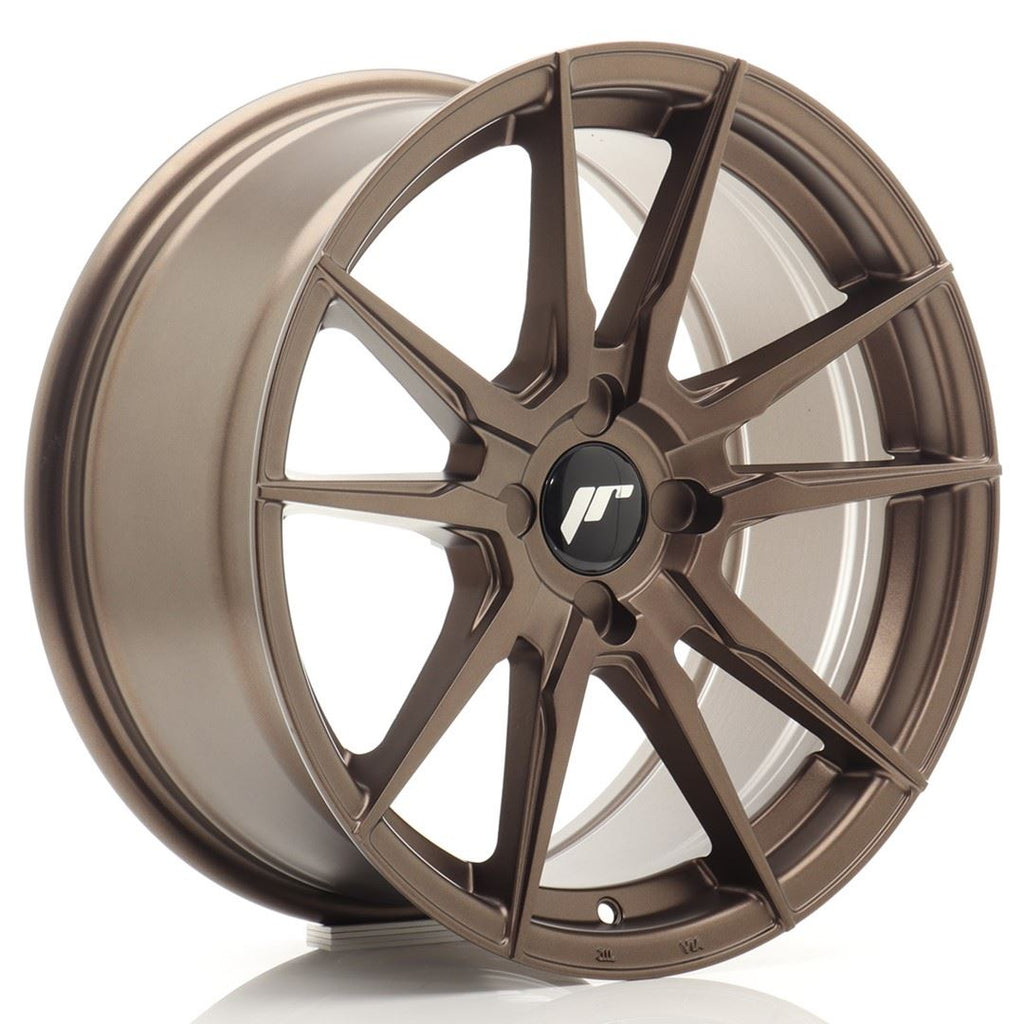 Cerchio in Lega JAPAN RACING JR21 17x8 ET20-35 4H con foratura su misura Matt Bronze