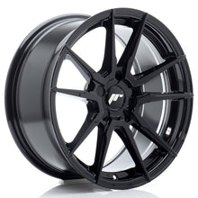 Load image into Gallery viewer, Cerchio in Lega JAPAN RACING JR21 17x8 ET20-35 5H con foratura su misura Gloss Black