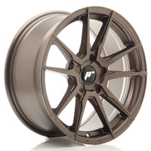 Load image into Gallery viewer, Cerchio in Lega JAPAN RACING JR21 17x8 ET20-35 5H con foratura su misura Matt Bronze