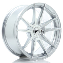 Load image into Gallery viewer, Cerchio in Lega JAPAN RACING JR21 17x9 ET20-45 con foratura su misura Silver Machined Face