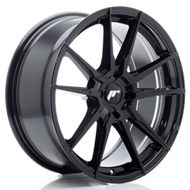 Cerchio in Lega JAPAN RACING JR21 18x8 ET20-40 4H con foratura su misura Gloss Black