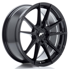 Load image into Gallery viewer, Cerchio in Lega JAPAN RACING JR21 18x8 ET20-40 4H con foratura su misura Gloss Black