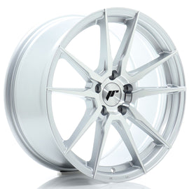 Cerchio in Lega JAPAN RACING JR21 18x8.5 ET45 5x112 Silver Machined Face