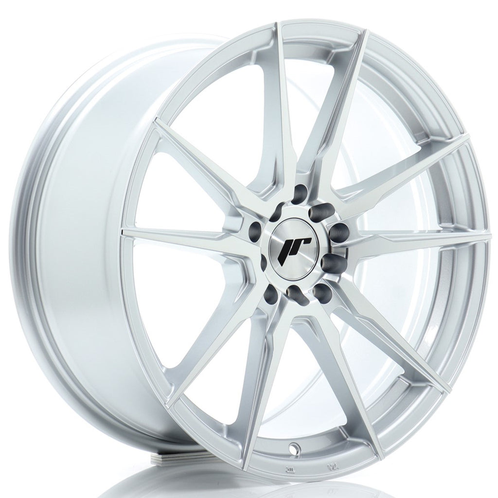 Cerchio in Lega JAPAN RACING JR21 18x8,5 ET35 5x100/120 Silver Machined Face