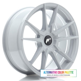 Cerchio in Lega JAPAN RACING JR21 18x8.5 ET20-45 con foratura su misura Custom Finish