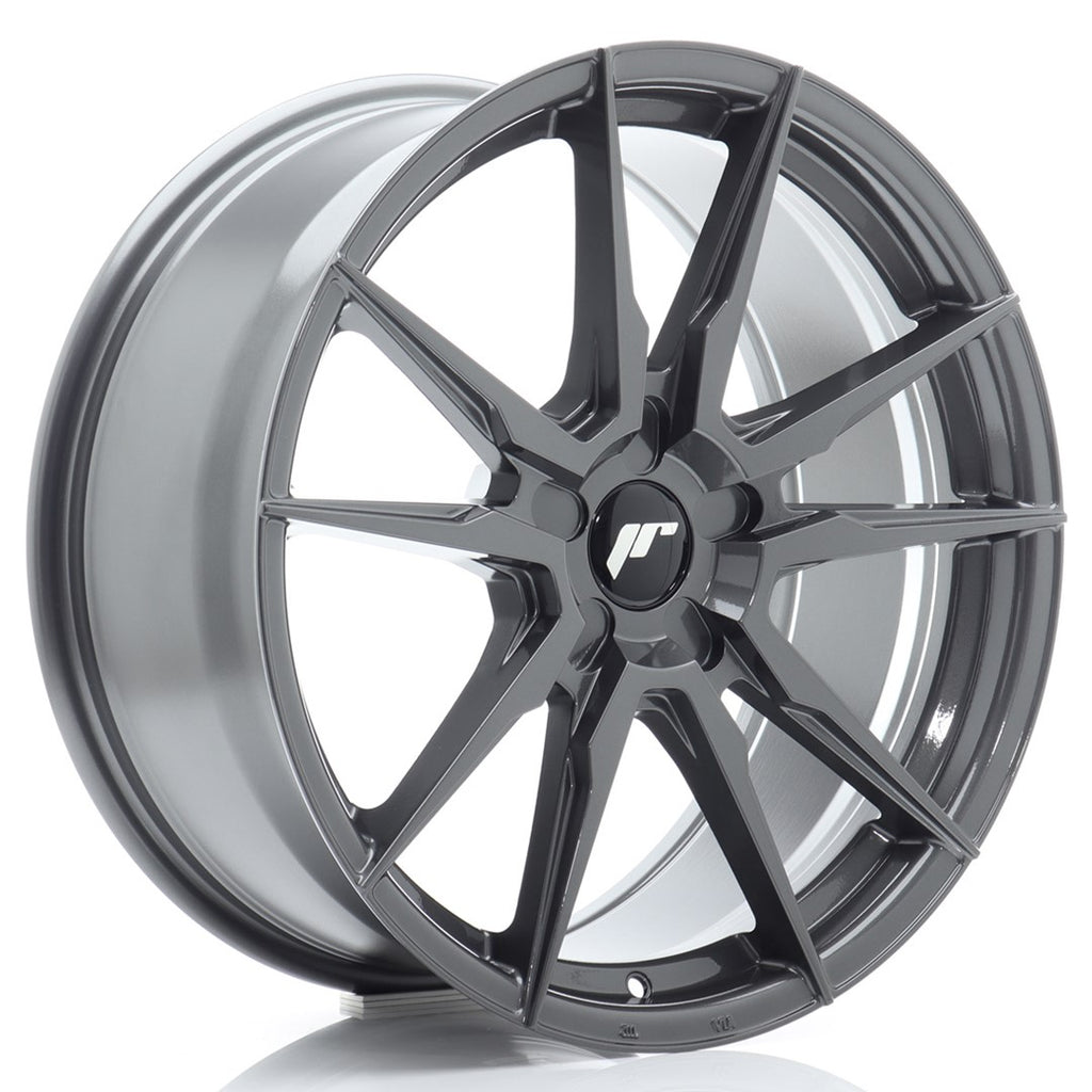 Cerchio in Lega JAPAN RACING JR21 19x8,5 ET20-45 5H con foratura su misura Hyper Gray