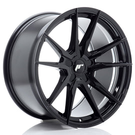 Cerchio in Lega JAPAN RACING JR21 19x9 ET20-40 5H con foratura su misura Gloss Black