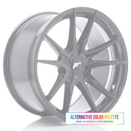 Cerchio in Lega JAPAN RACING JR21 19x9,5 ET20-45 5H con foratura su misura Custom Finish