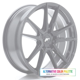 Cerchio in Lega JAPAN RACING JR21 20x8 ET20-40 5H con foratura su misura Custom Finish