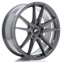 Load image into Gallery viewer, Cerchio in Lega JAPAN RACING JR21 20x8 ET20-40 5H con foratura su misura Hyper Gray