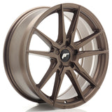 Cerchio in Lega JAPAN RACING JR21 20x8 ET20-40 5H con foratura su misura Matt Bronze