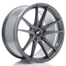 Carica l&#39;immagine nel visualizzatore di Gallery, Cerchio in Lega JAPAN RACING JR21 20x9 ET20-35 5H con foratura su misura Hyper Gray