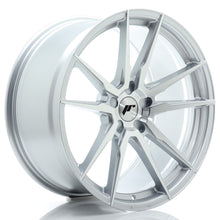 Carica l&#39;immagine nel visualizzatore di Gallery, Cerchio in Lega JAPAN RACING JR21 20x10 ET20-48 5H con foratura su misura Silver Machined Face