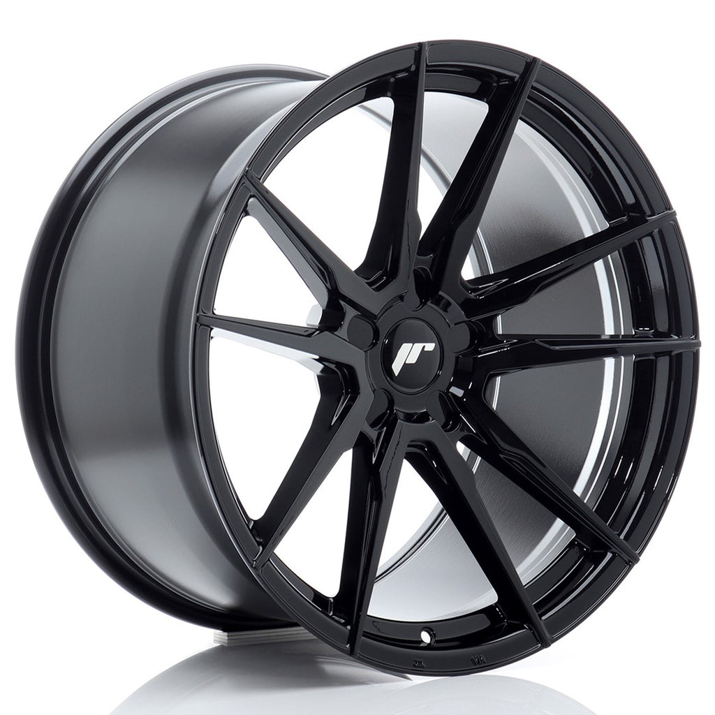 Cerchio in Lega JAPAN RACING JR21 20x11 ET15-45 5H con foratura su misura Glossy Black
