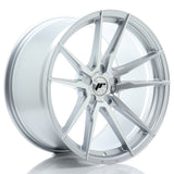 Cerchio in Lega JAPAN RACING JR21 20x11 ET15-45 5H con foratura su misura Silver Machined Face