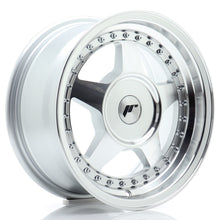 Load image into Gallery viewer, Cerchio in Lega JAPAN RACING JR6 15x7 ET20-35 con foratura su misura Silver Machined Face