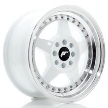 Load image into Gallery viewer, Cerchio in Lega JAPAN RACING JR6 15x7 ET25 4x100/108 White w/Machined Lip