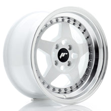 Carica l&#39;immagine nel visualizzatore di Gallery, Cerchio in Lega JAPAN RACING JR6 15x8 ET25 4x100 White w/ Machined Lip