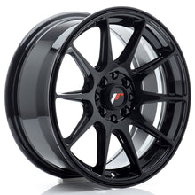 Carica l&#39;immagine nel visualizzatore di Gallery, Cerchio in Lega JAPAN RACING JR11 16x7 ET25 4x100/108 Gloss Black