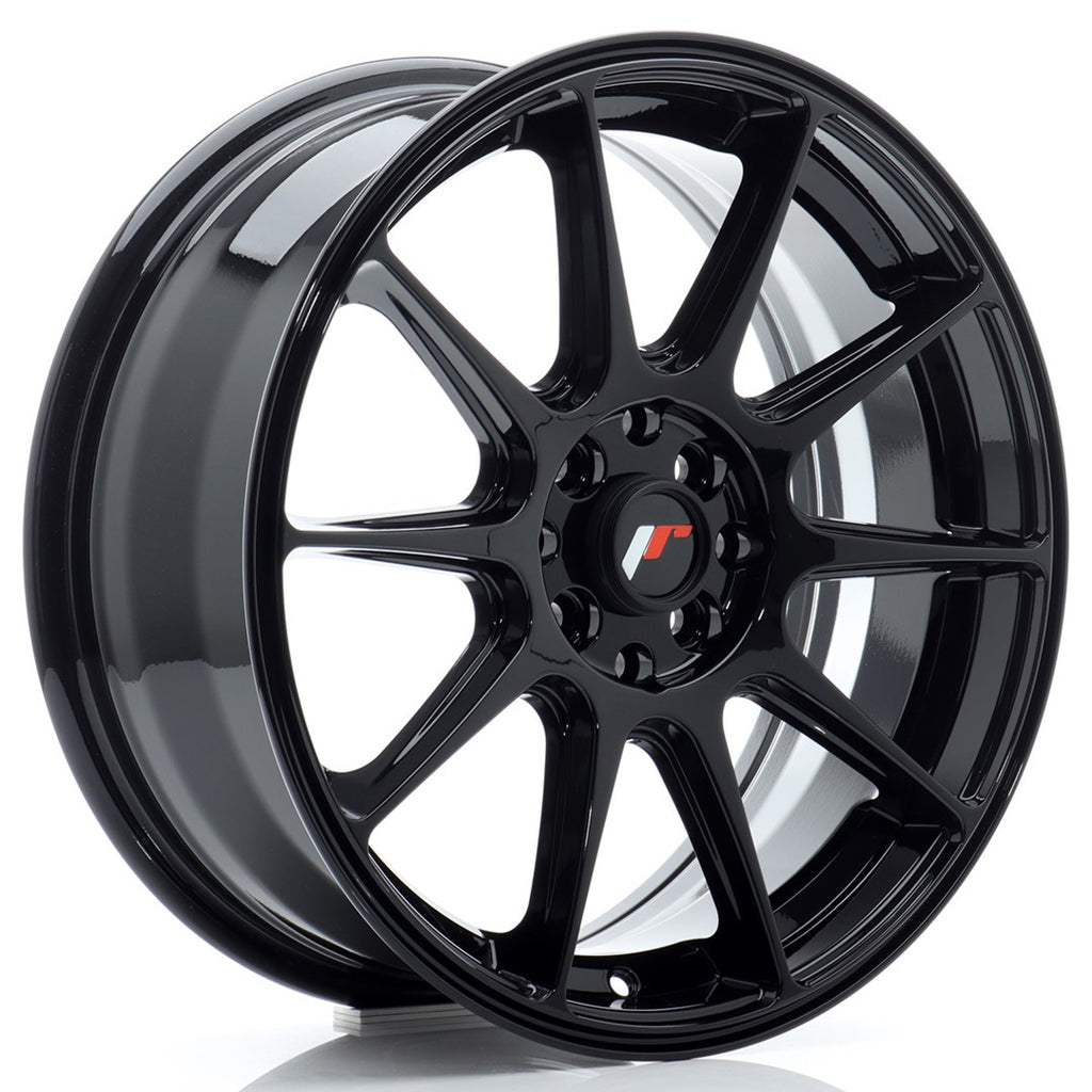 Cerchio in Lega JAPAN RACING JR11 17x7 ET25 4x100/108 Gloss Black