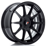 Cerchio in Lega JAPAN RACING JR11 17x7 ET20-38 4H con foratura su misura Gloss Black